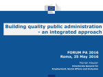Quality of Public Administration - Network OT11-OT2