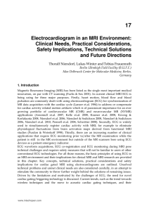 Electrocardiogram in an MRI Environment: Clinical Needs