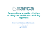 Drug resistance profile at failure of integrase inhibitors containing