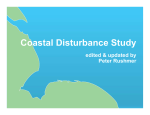 Coastal Disturbance Study Presentation