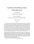 Peer Effects in the Diffusion of Solar Photovoltaic Panels