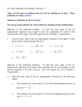 Pre-Class Problems 6