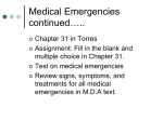 CAI med. emergencies student