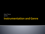 Instrumentation and Genre