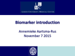 AD biomarker introduction- Annemieke Aartsma