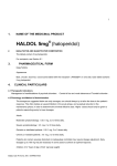 HALDOL 5mg (haloperidol)