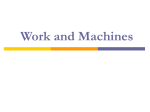 Work and Machines - Monroe County Schools