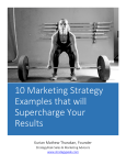 10 Marketing Strategy Examples that will Supercharge Your Results