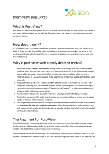 What is Post-View?