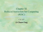 reduced instruction set computers (RISC processors)