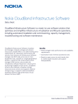 Nokia CloudBand Infrastructure Software