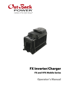 FX Inverter/Charger