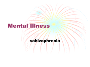 Mental Illness - Schizophrenia - Hale