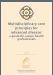 Multidisciplinary care principles for advanced
