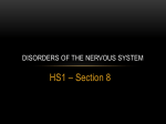 Disorders of the nervous system