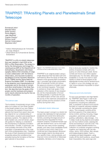 TRAPPIST: TRAnsiting Planets and PlanetesImals Small Telescope