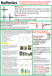 Batteries - Toot Hill School