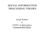 SOCIAL INFORMATION PROCESSING THEORY