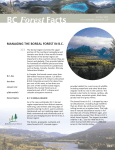 Managing the Boreal Forest in BC - Ministry of Forests, Lands and