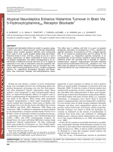 Atypical Neuroleptics Enhance Histamine Turnover in Brain Via 5