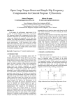 Open-Loop Torque Boost and Simple Slip Frequency Compensation