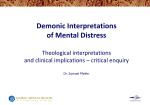 Spiritual interpretations of mental distress