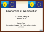 Economics of Competition - Jamaica Fair Trading Commission