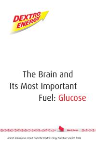 The Brain and Its Most Important Fuel: Glucose