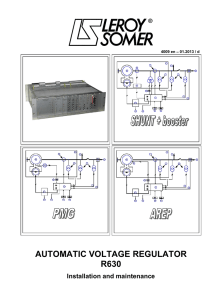 r630 automatic voltage regulator