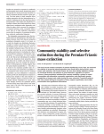 Community stability and selective extinction during the Permian