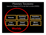 Planetary Taxonomy