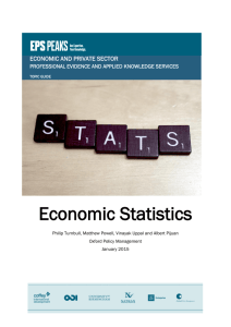 Economic Statistics - Oxford Policy Management