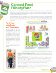 Canned Food Fills MyPlate