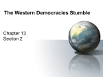 The Western Democracies Stumble