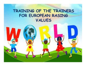 values education in preschool