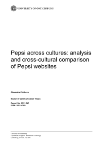 Pepsi across cultures