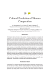 Cultural Evolution of Human Cooperation