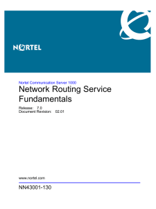 Network Routing Service Fundamentals