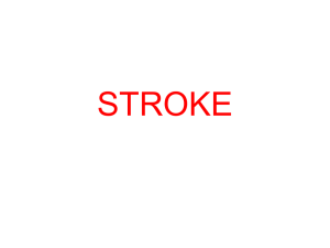 stroke - UCSD Cognitive Science