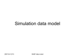Simulation data model - TWiki