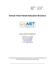 Clinical Trials Patient-Education Brochure