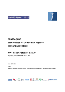 BESTFAÇADE Best Practice for Double Skin Façades EIE/04/135