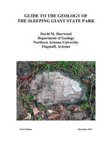 guide to the geology trail - The Sleeping Giant Park Association