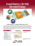 Extend Battery Life With Harvested Energy