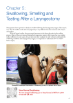 Chapter 5: Swallowing, Smelling and Tasting After a Laryngectomy