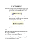 ROTE SONG TEACHING PROCEDURE (this process will vary