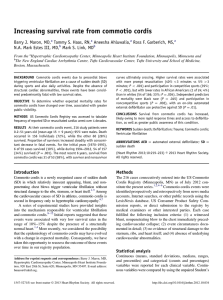 Increasing survival rate from commotio cordis