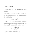LECTURE 6 Chapter 8.4: The method of mo
