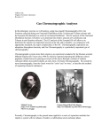 A Chromatographic Analysis of a Hydrocarbon Mixture