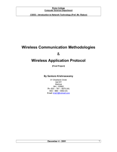 Wireless Application Protocol